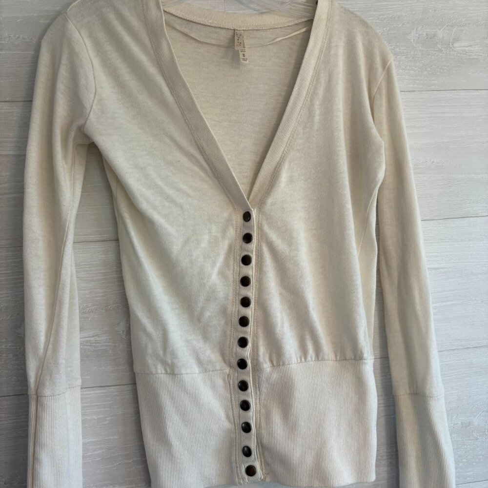 Cream cardigan